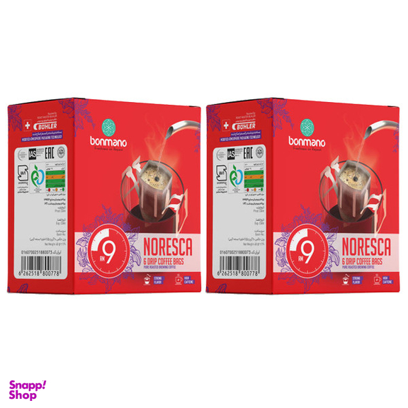 قهوه نورسکا بن مانو 150 گرم 2 بسته 6 عددی