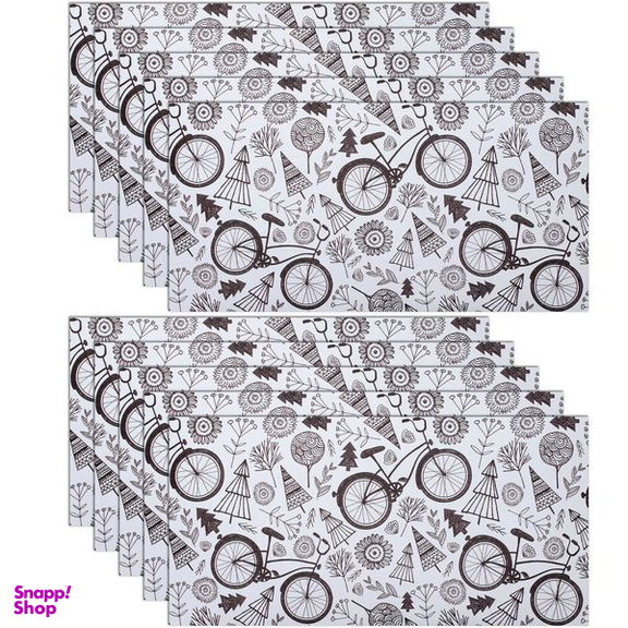 پاکت انتشارات سیبان مدل Bicycle مجموعه 10 عددی