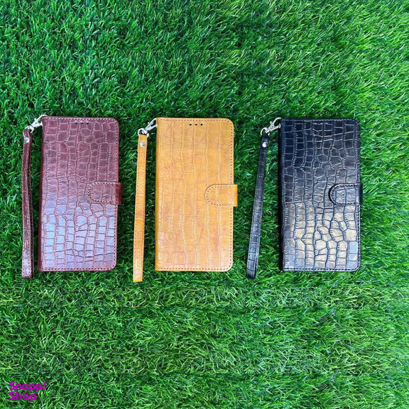 کیف کلاسوری موبایل مدل پوست ماری مناسب سامسونگ Galaxy A34