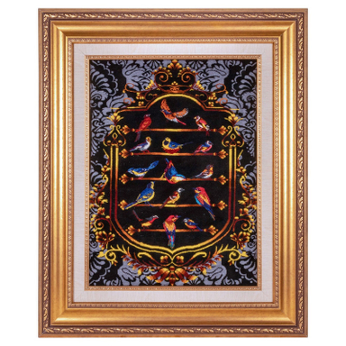 تابلو فرش دستباف سی پرشیا مدل پرندگان کد 902388