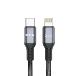 کابل تبدیل usb-C به لایتنینگ پی زد ایکس مدل V200P سایز 0.25 متر
