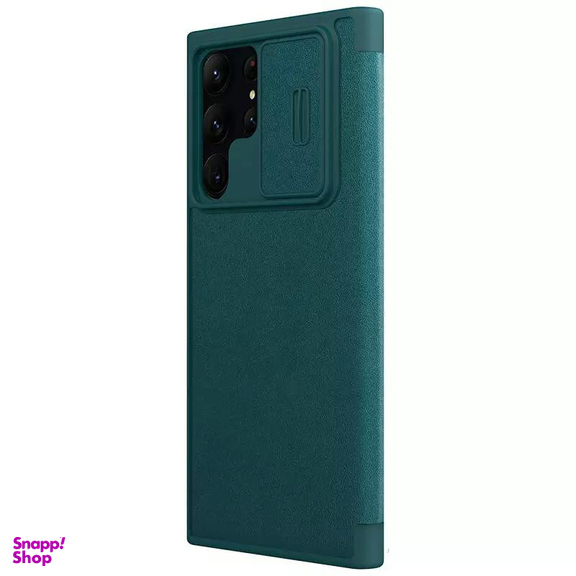 کیف کلاسوری نیلکین مدل Qin Pro Plain Cloth مناسب برای گوشی موبایل سامسونگ Galaxy S23 Ultra