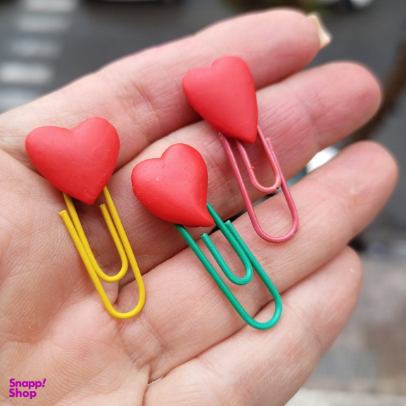 گیره کاغذ مدل قلب کد ۲ بسته ۳۰ عددی