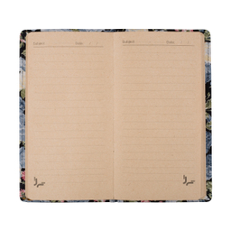 دفتر خط دار کرافت 80 برگ تی گل مدل 2313 طرح گلدار آبی