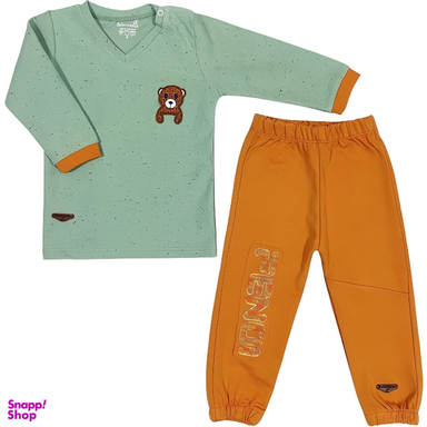 ست دو تکه نوزاد به آوران طرح فندی