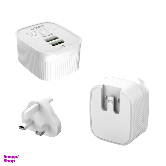 شارژر دیواری الدینیو (Ldino) مدل A201 به همراه کابل تبدیل Micro USB