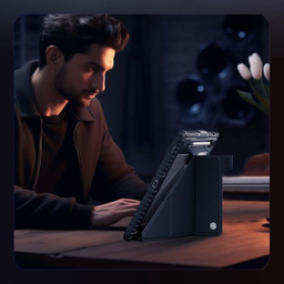 کیف کلاسوری نیلکین مدل Camshield Bumper Flip Folding مناسب تبلت سامسونگ Galaxy Tab S9 Fe Plus