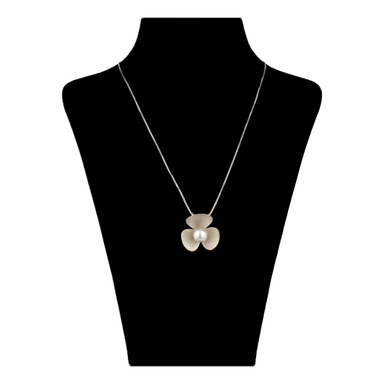 گردنبند زنانه مدل گل یاس کد 538