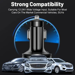 شارژر فندکی خودرو Yixingjia مدل QC3.0+3.1A