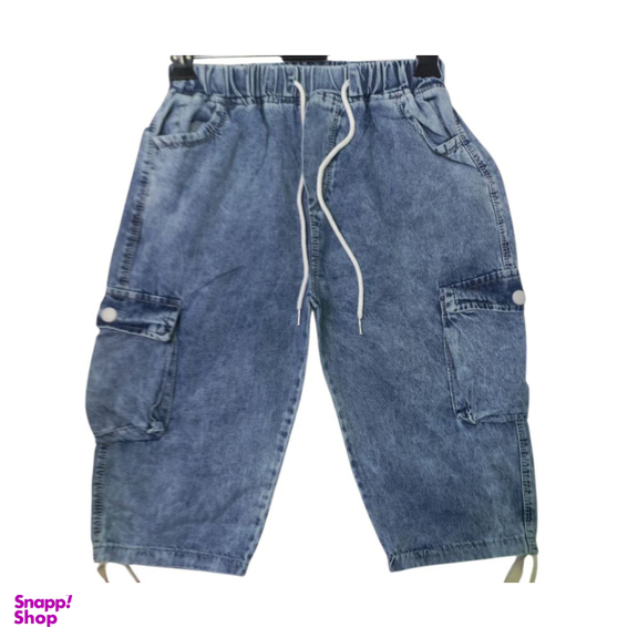 شلوارک پسرانه کد 06 رنگ آبی