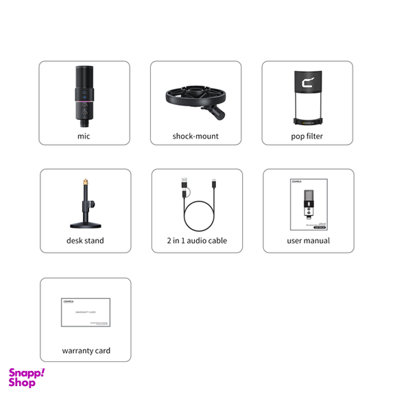 میکروفون USB استودیویی کامیکا مدل COMICA STA-U2D
