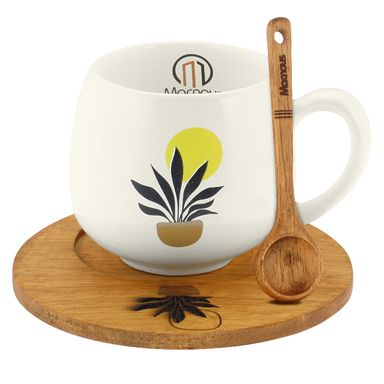 ست ماگ سایه دار مکنوس کد 6671008 طرح گلدان کوچک