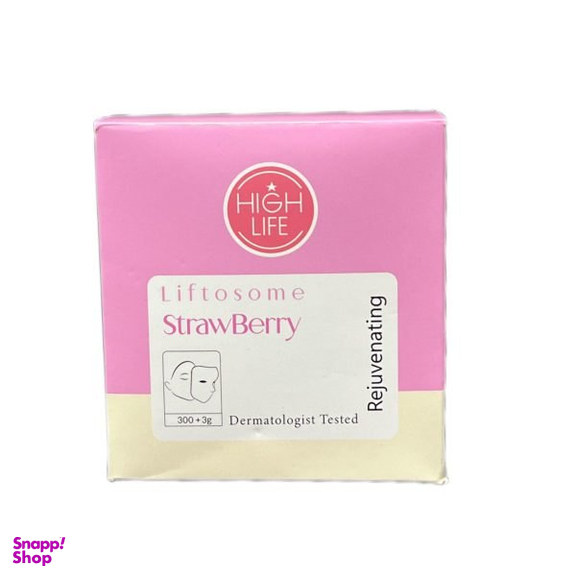 ماسک گچی هایلایف مدل توت فرنگی وزن 300 گرم