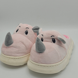 دمپایی حوله ای پاپا مدل پولیشی عروسکی کد 5677