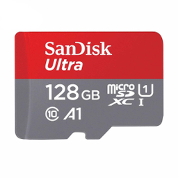کارت حافظه microSDXC سن دیسک مدل Ultra A1 کلاس 10 استاندارد UHS-I سرعت 140MBps ظرفیت 128 گیگابایت