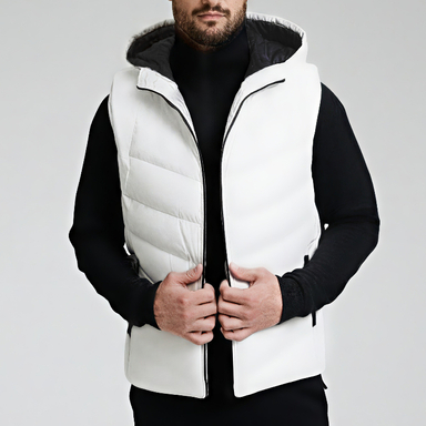 پافر مردانه کد S رنگ سفید