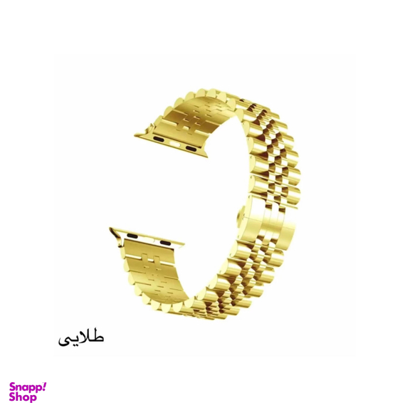 بند ساعت هوشمند مدل رولکسی مناسب اپل واچ سایز 38/40/41 میلی متر