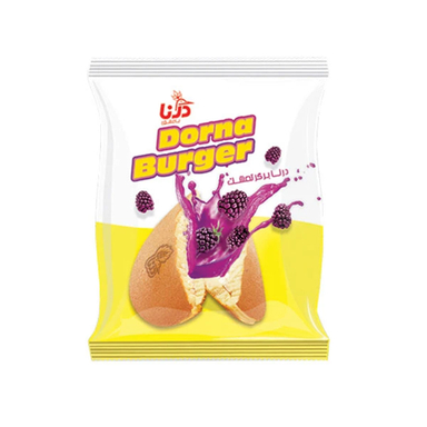 کیک درنا مدل برگر تمشک وزن 40 گرم
