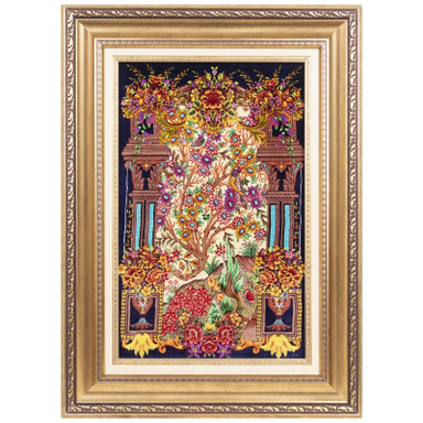 تابلو فرش دستباف سی پرشیا مدل درختی کد 903463