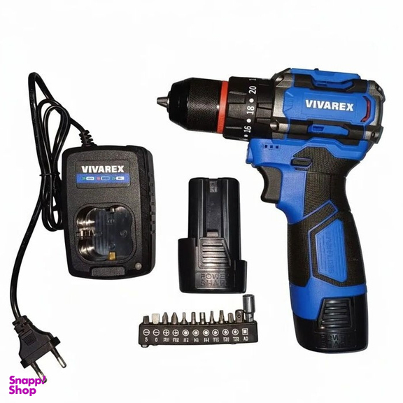 دریل پیچ گوشتی چکشی شارژی براشلس مدل VR1610V-21BL