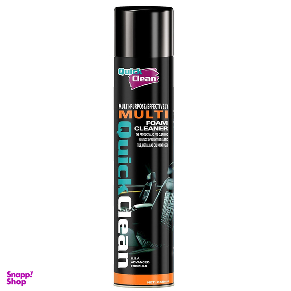 اسپری فوم تمیز کننده داخل خودرو کوئیک کلین مدل QC 1265 حجم 650 میلی لیتر