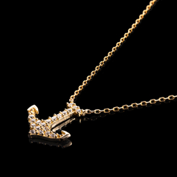 گردنبند طلا 18 عیار زنانه جواهری سون کد 3340