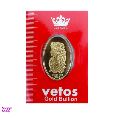 شمش طلا 18 عیار سین سان مدل ملکه