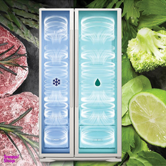 یخچال فریزر ساید بای ساید 25 فوت الکترواستیل مدل اینفینیتی