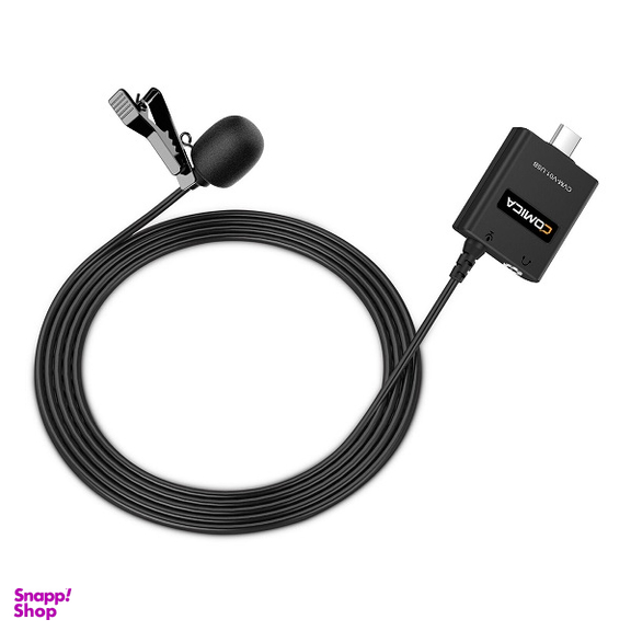 میکروفون یقه ای با سیم کامیکا مدل Comica CVM-V01.USB رابط Type-C
