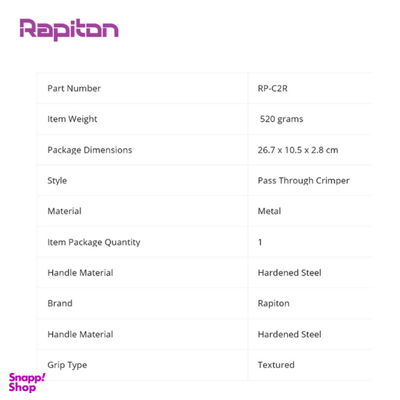 آچار شبکه میانگذر رپیتون مدل RP-C2R