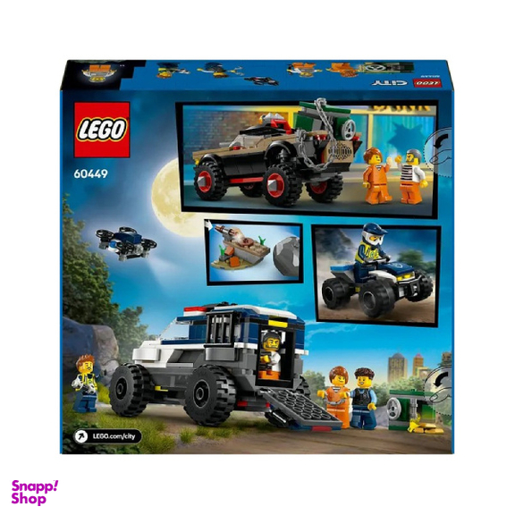 لگو سری سیتی مدل Off-Road Police Car Chase کد 60449