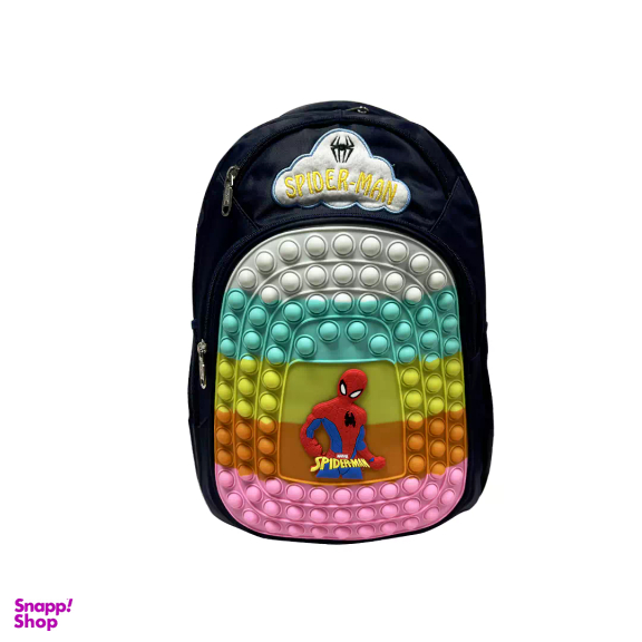 کوله پشتی پسرانه مدل فانتزی طرح اسپایدرمن کد S60502