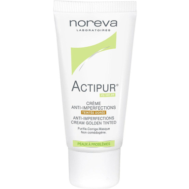 کرم ضد جوش نوروا سری Actipur مدل Cream Golden Tinted حجم 30 میلی لیتر