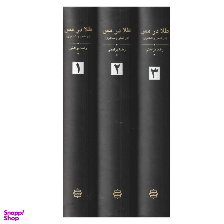 کتاب طلا در مس اثر رضا براهنی نشر زریاب ۳ جلدی