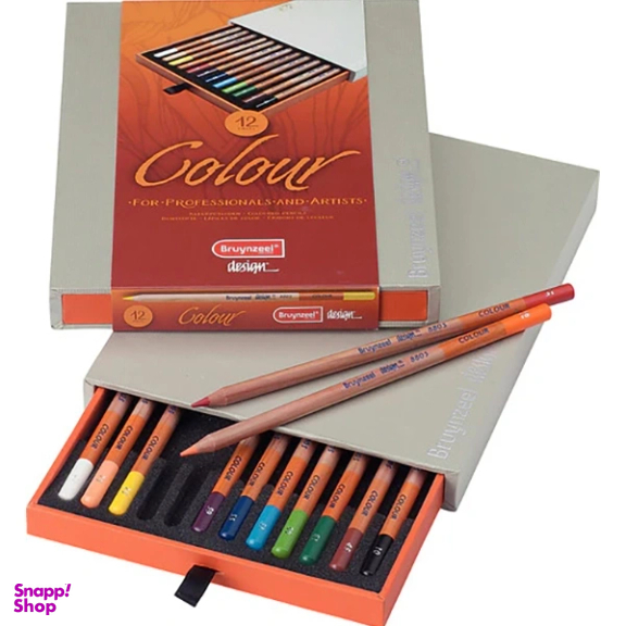 مداد رنگی 12 رنگ برونزیل مدل Bruynzeel 8805H12
