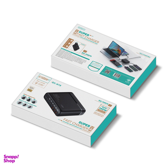شارژر رومیزی آیزن مدل Gan EC-H10