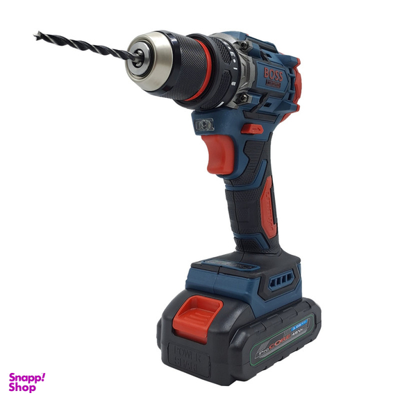 دریل پیچ گوشتی شارژی براشلس صنعتی باس مدل 48VF مجموعه 29 عددی