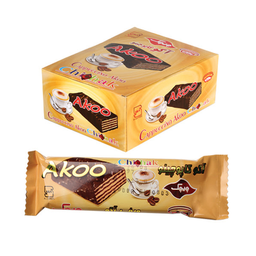 ویفر آکو کاپوچینو چیچک بسته 12 عددی