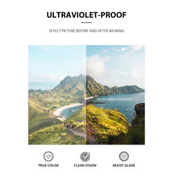 عینک آفتابی مستطیلی پلاریزه مورل مدل 26855