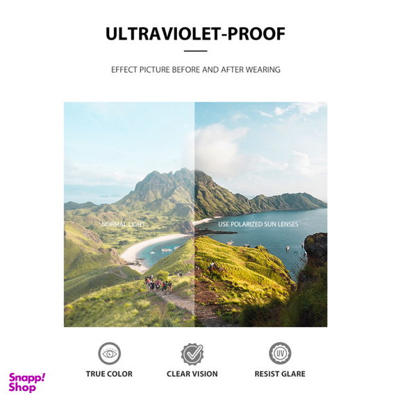 عینک آفتابی مستطیلی پلاریزه مورل مدل 26855