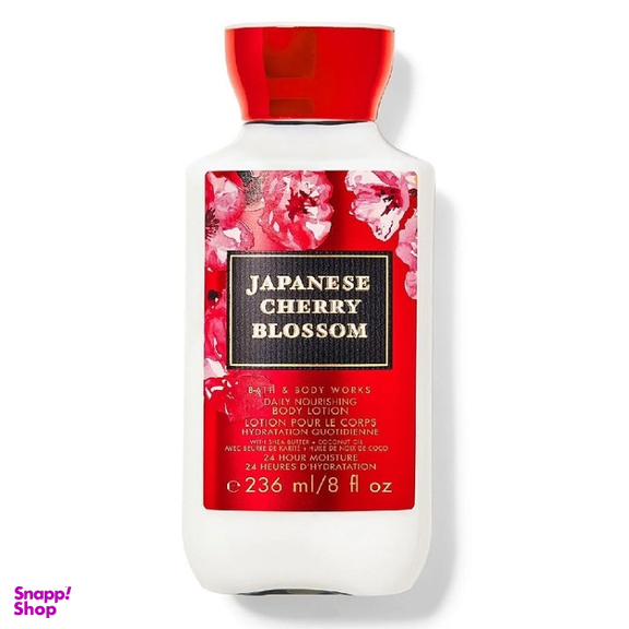 لوسیون بدن بس اند بادی ورکز مدل Japanese Cherry Blossom حجم 236 میلی لیتر