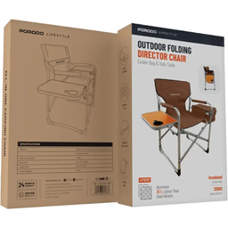 صندلی مخصوص کمپینگ پرودو مدل Outdoor Folding Director Chair PD-LFST137-BR