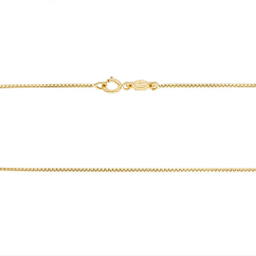 زنجیر طلا 18 عیار زنانه میلی گالری مدل ونزی گلستانه کد MT838 سایز 40 سانتی متر