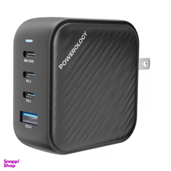 شارژر دیواری پاورولوژی مدل 100W PD