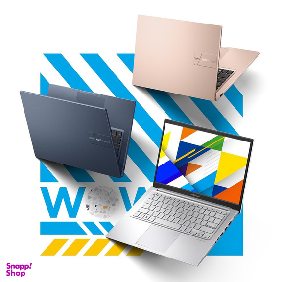 لپ تاپ 14 اینچی ایسوس مدل Vivobook 14 X1404VA-NK468-i3 1315U-12GB DDR4-512GB SSD-TN کاستوم شده