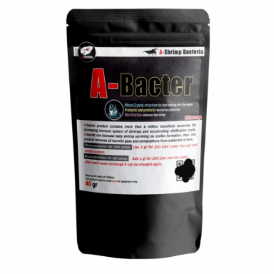 افزودنی آب میگو ای شریمپ مدل A-Bacter حجم 40 گرم