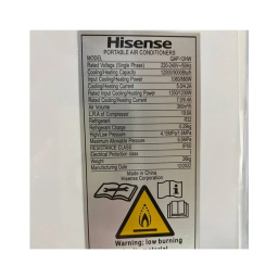 کولر گازی 12000 پرتابل هایسنس مدل AP-12HW4RNPS00 کد 2022