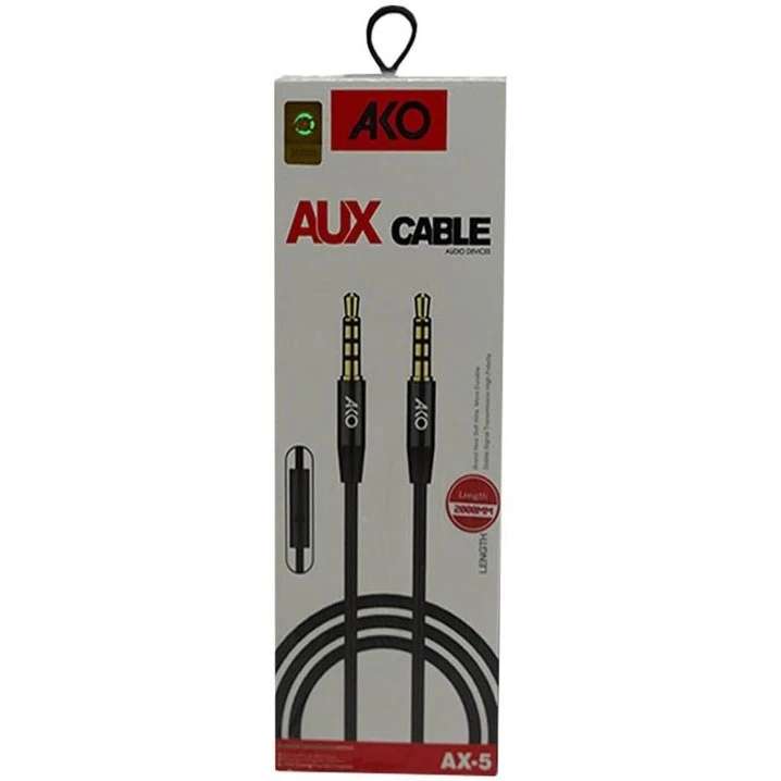 کابل AUX Jack 3.5mm آکو مدل AX-5 طول 1 متر
