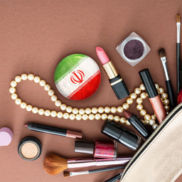 آینه جیبی خندالو مدل پرچم ایران کد 20501