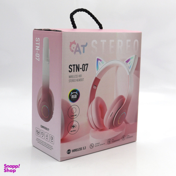 هدست بلوتوثی مدل فانتزی گربه ای کد YPSOR-STN07
